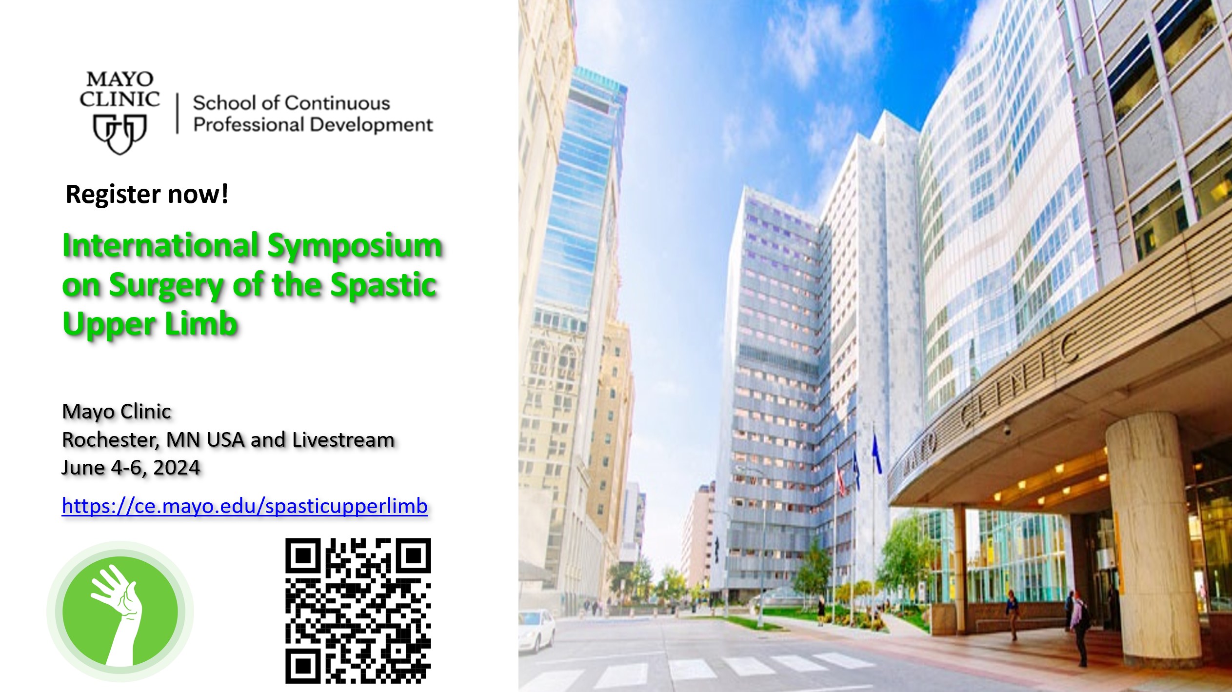 International Symposium on Surgery of the Spastic Upper Limb | June 4-6, 2024